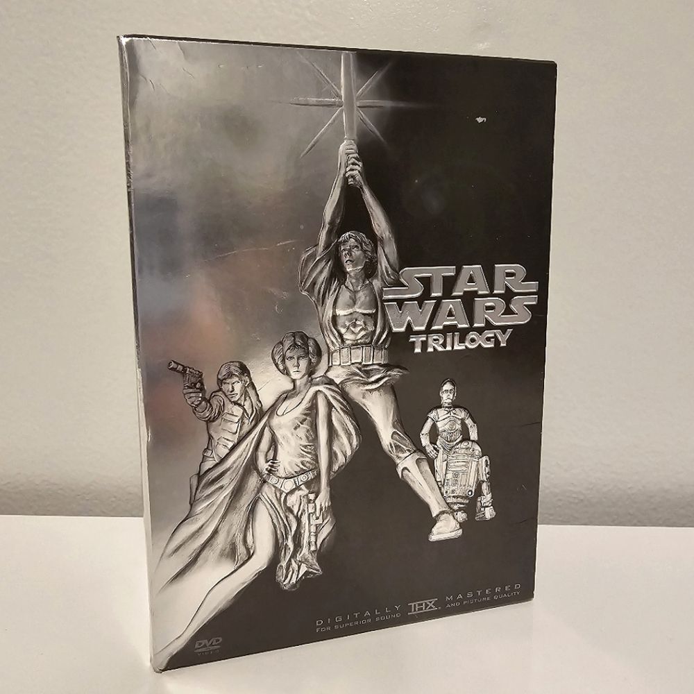 Star Wars Trilogy Box Set DVD Movies 2004 Widescreen 4 Discs V VI IV Bonus Disc